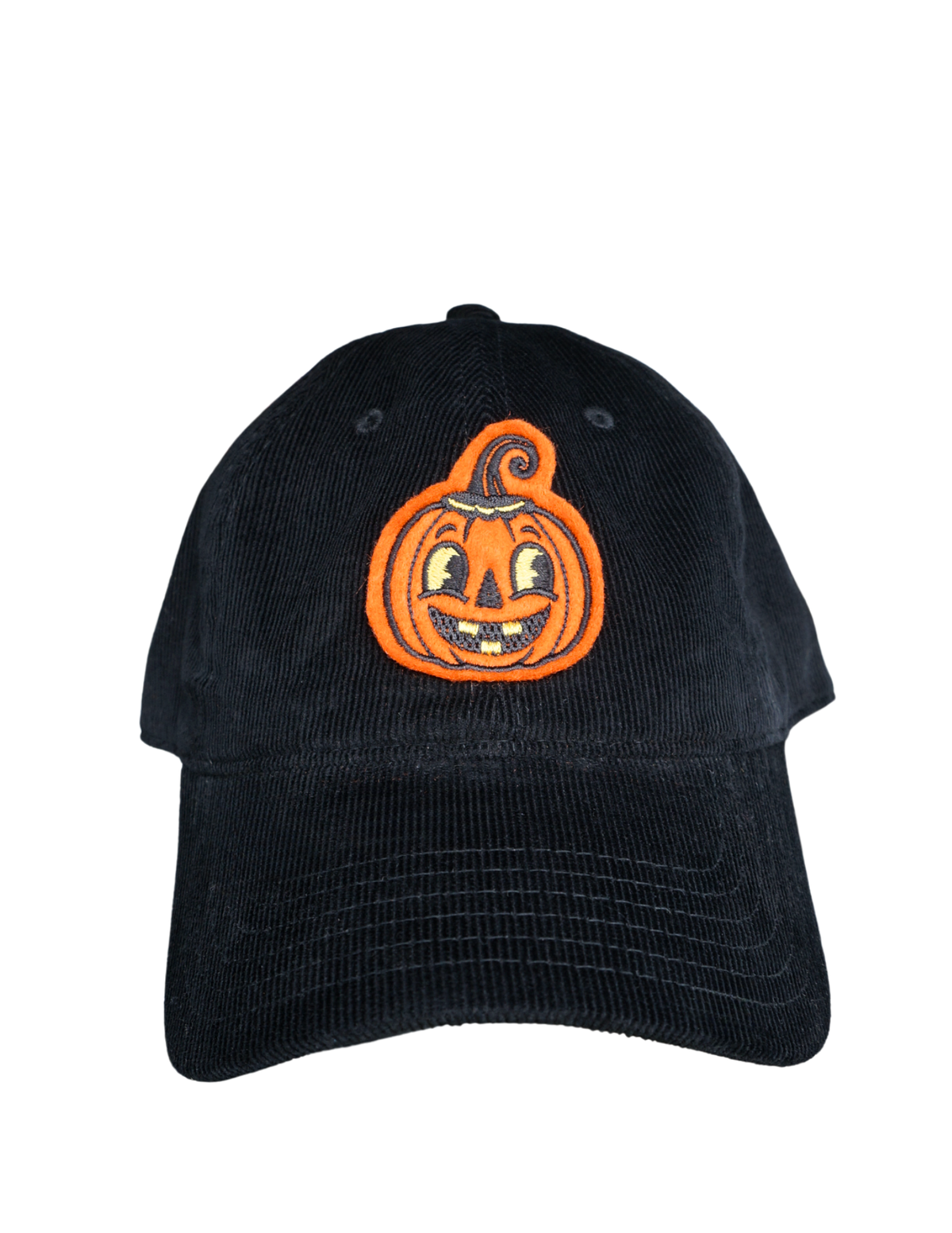 Hand-Cut Jack-o-Lantern Embroidered Baseball Cap