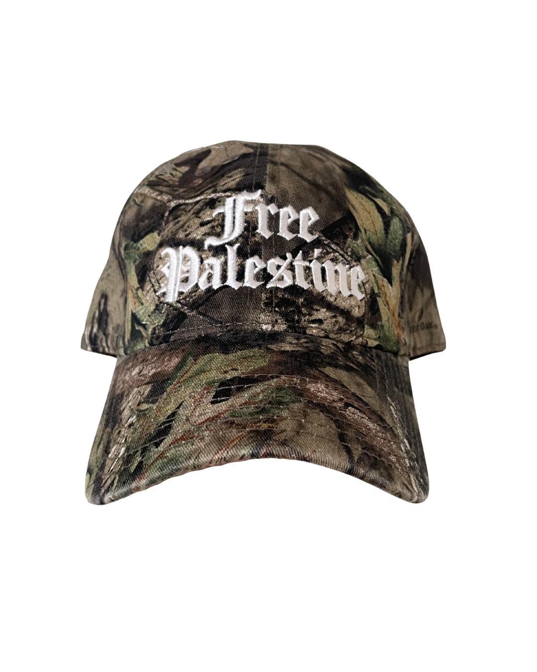 Free Palestine Camo White thread