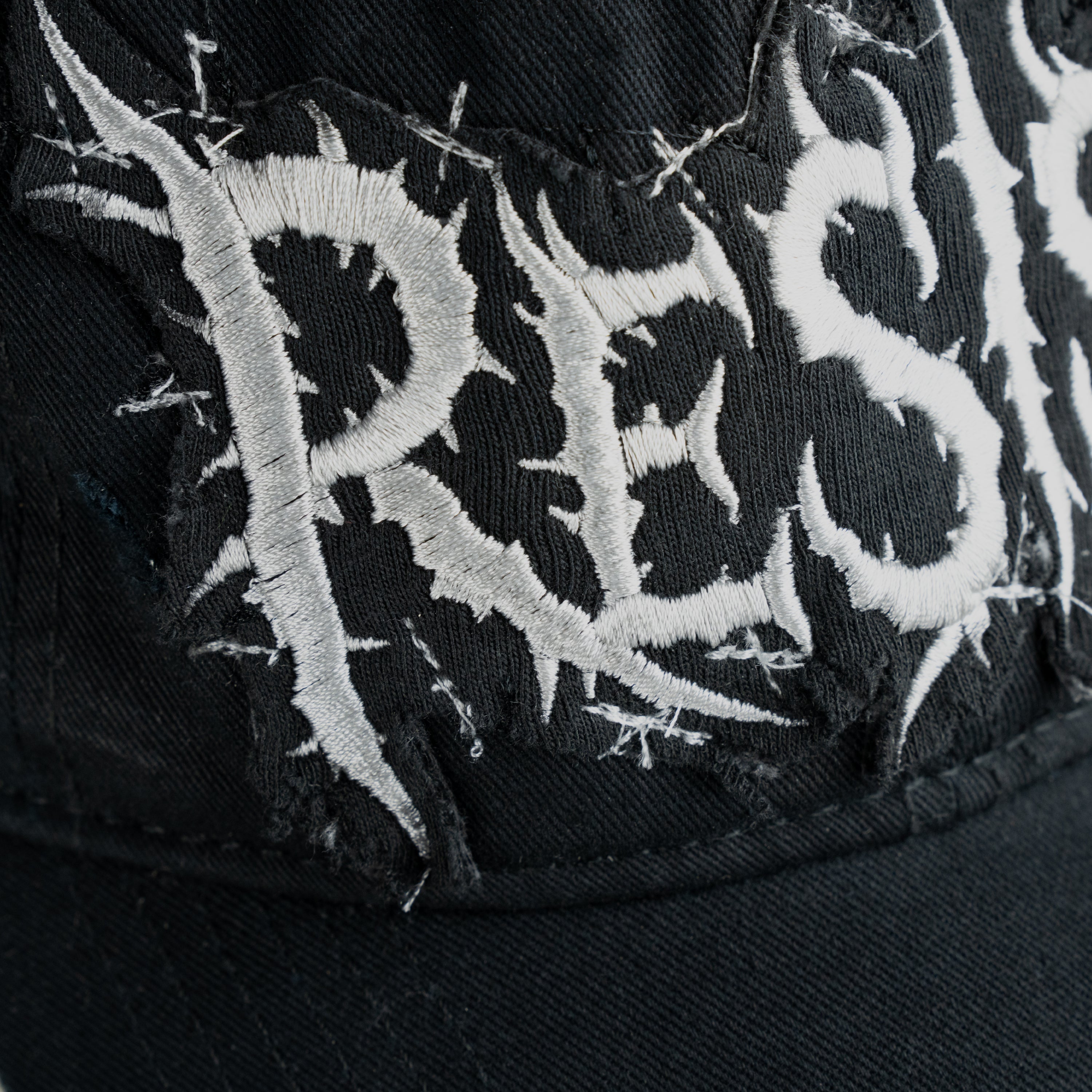 Resist Distressed Baseball Cap