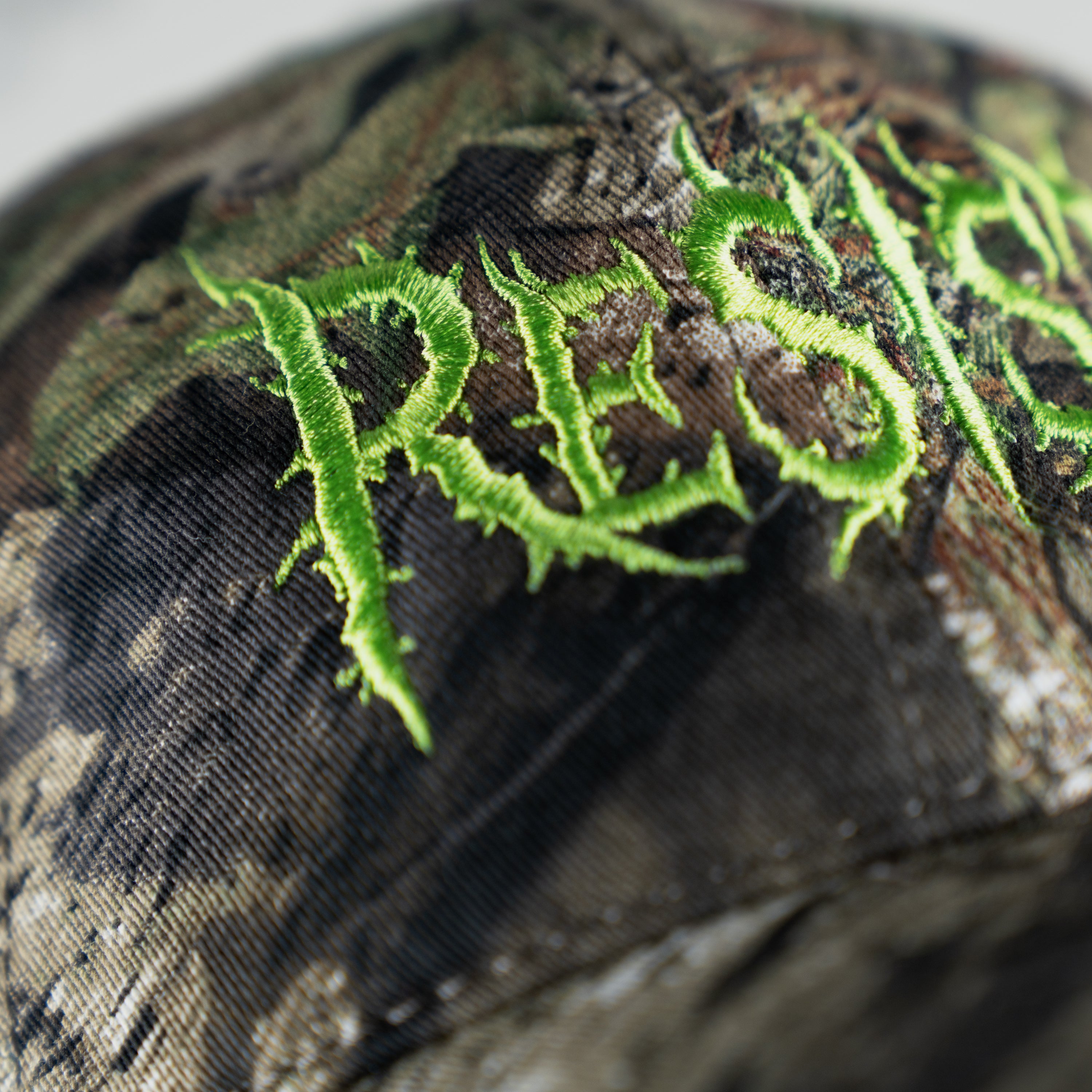 Resist Camo Baseball Cap (Lime)