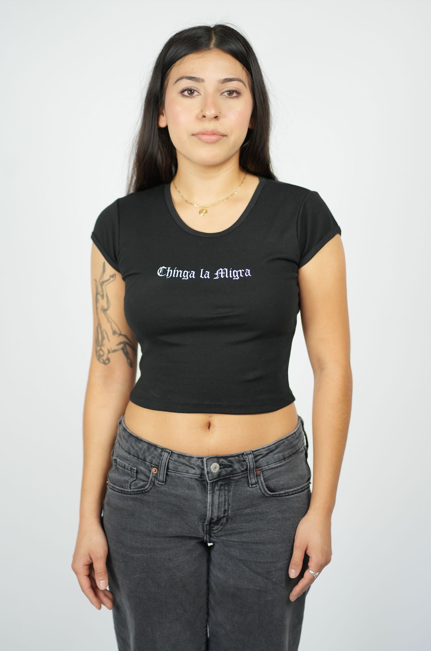Chinga la Migra Baby Tee