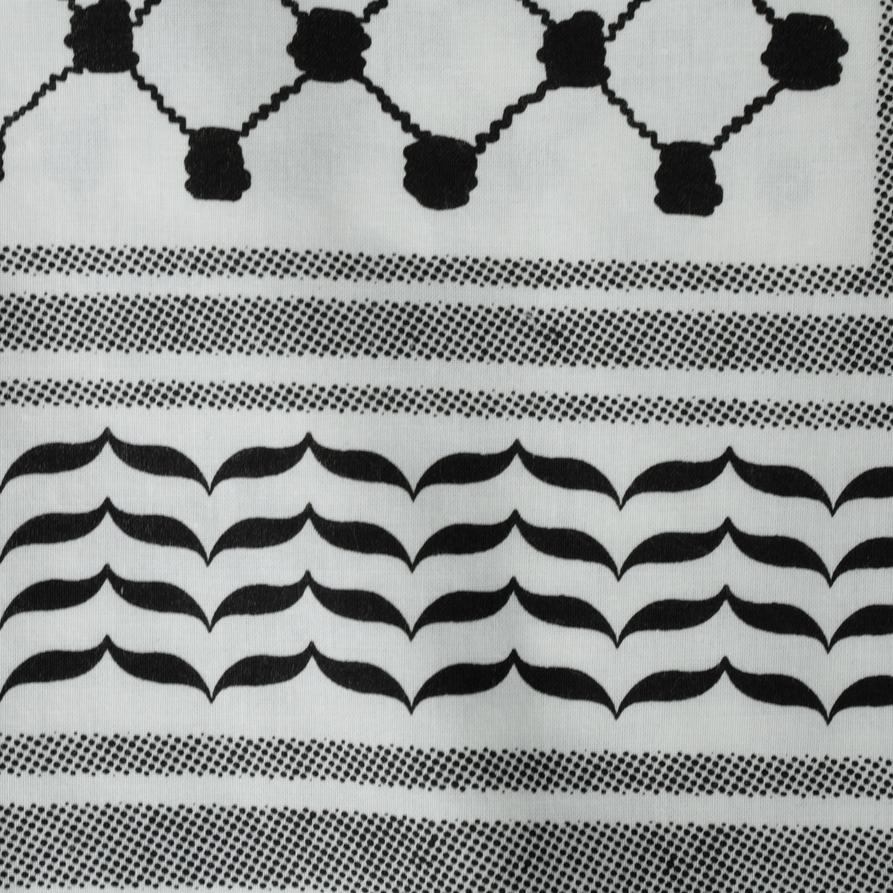 White Kuffiyeh Bandana