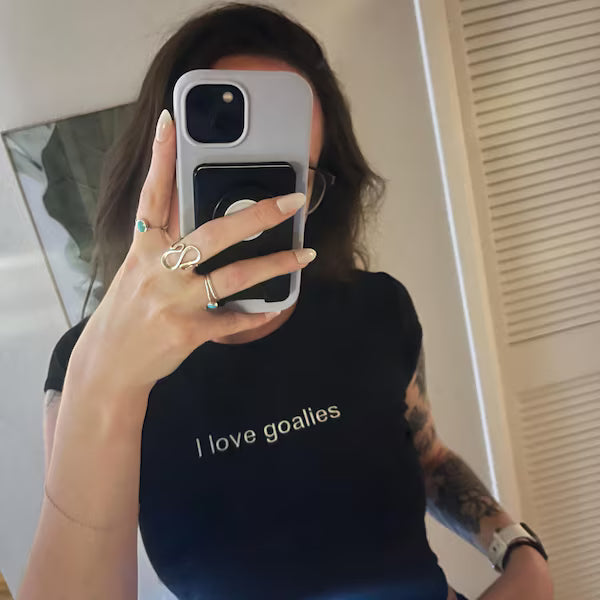 Custom Text Baby Tee - Embroidered Women’s Crop Top