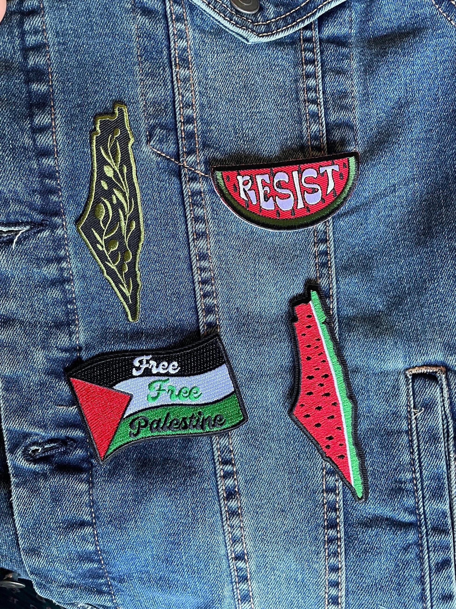 Palestinian Flag Patch – Palestine Iron-On Embroidered Patch