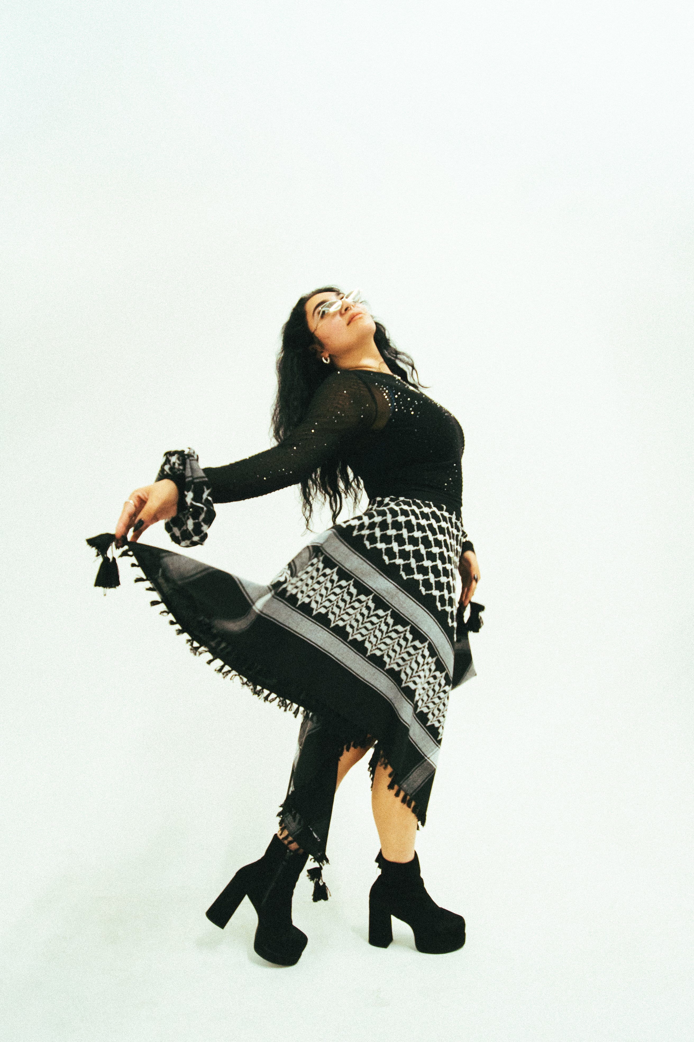 Goth Kuffiyeh Skirt