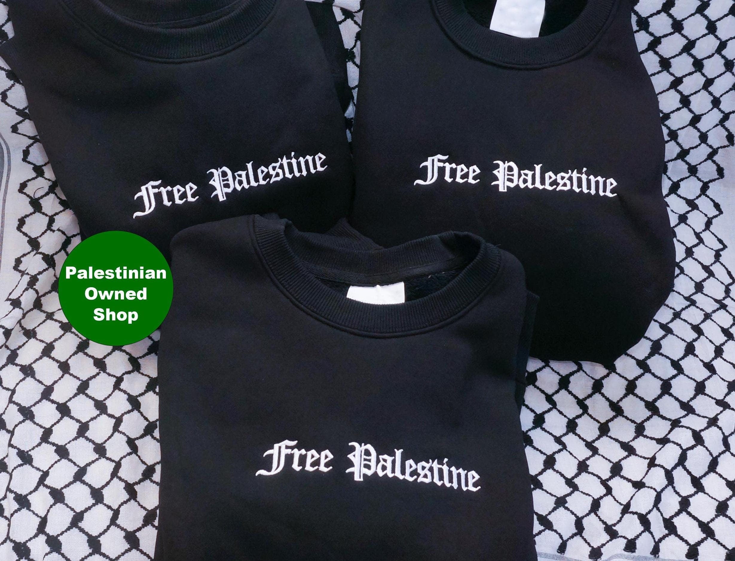 Free Palestine Crewneck Sweater