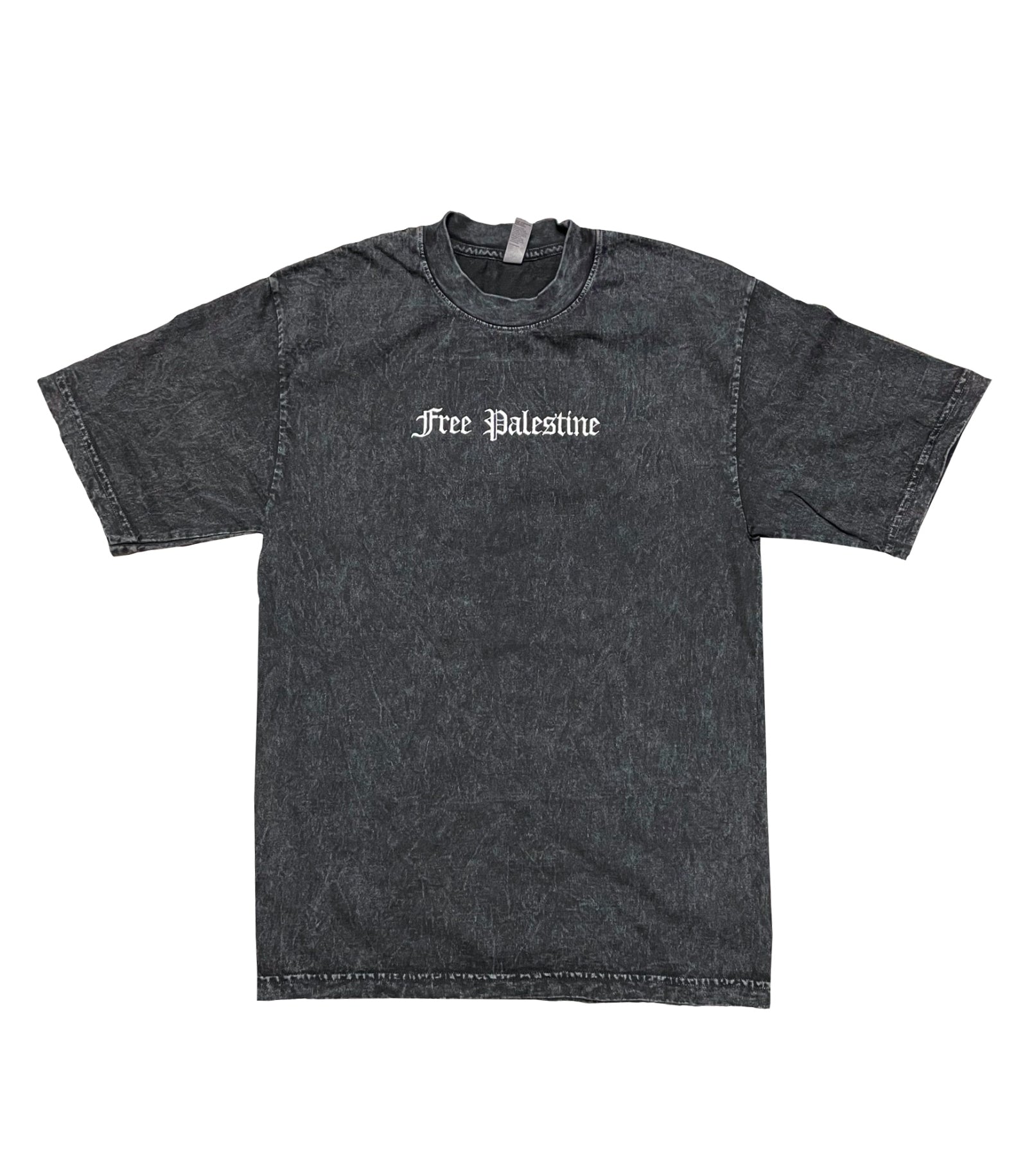 Unisex Free Palestine Mineral Wash T Shirt