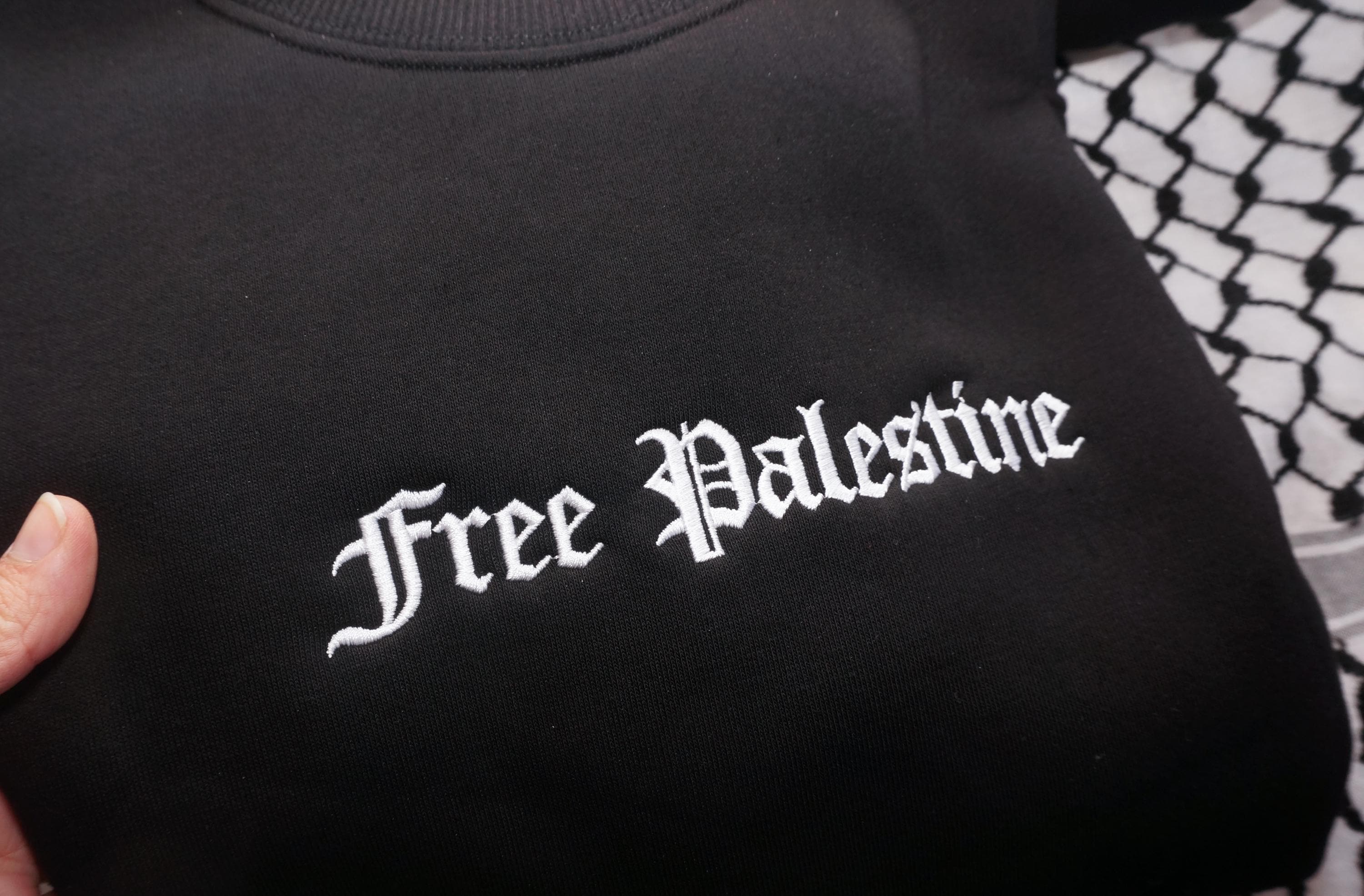 Free Palestine Crewneck Sweater