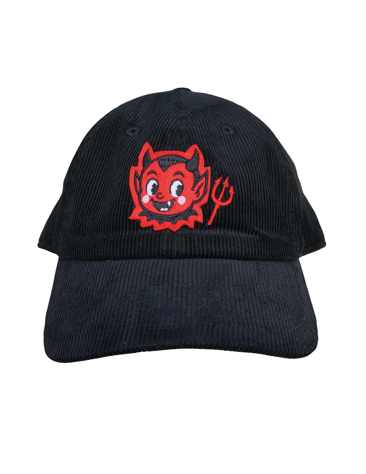 Hand-Cut Baby Devil Embroidered Baseball Cap