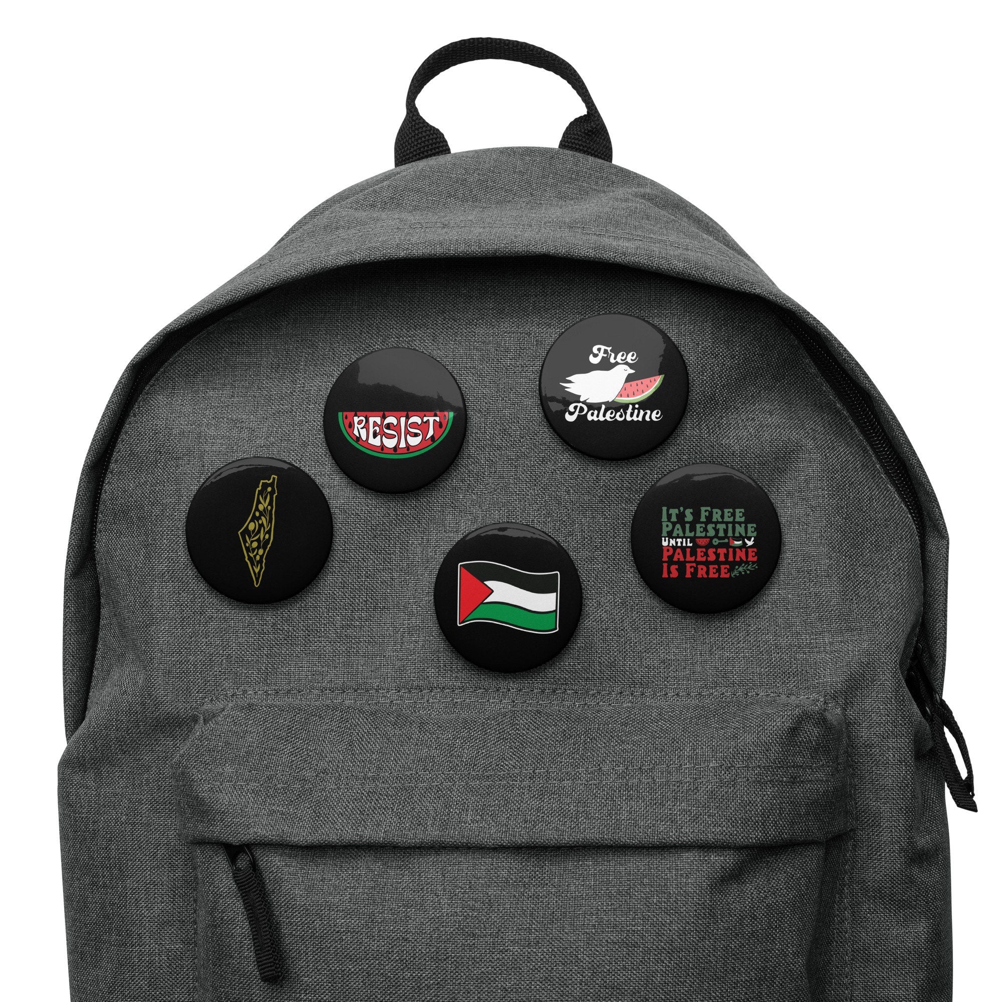 Palestine Pins - Free Palestine Button Set