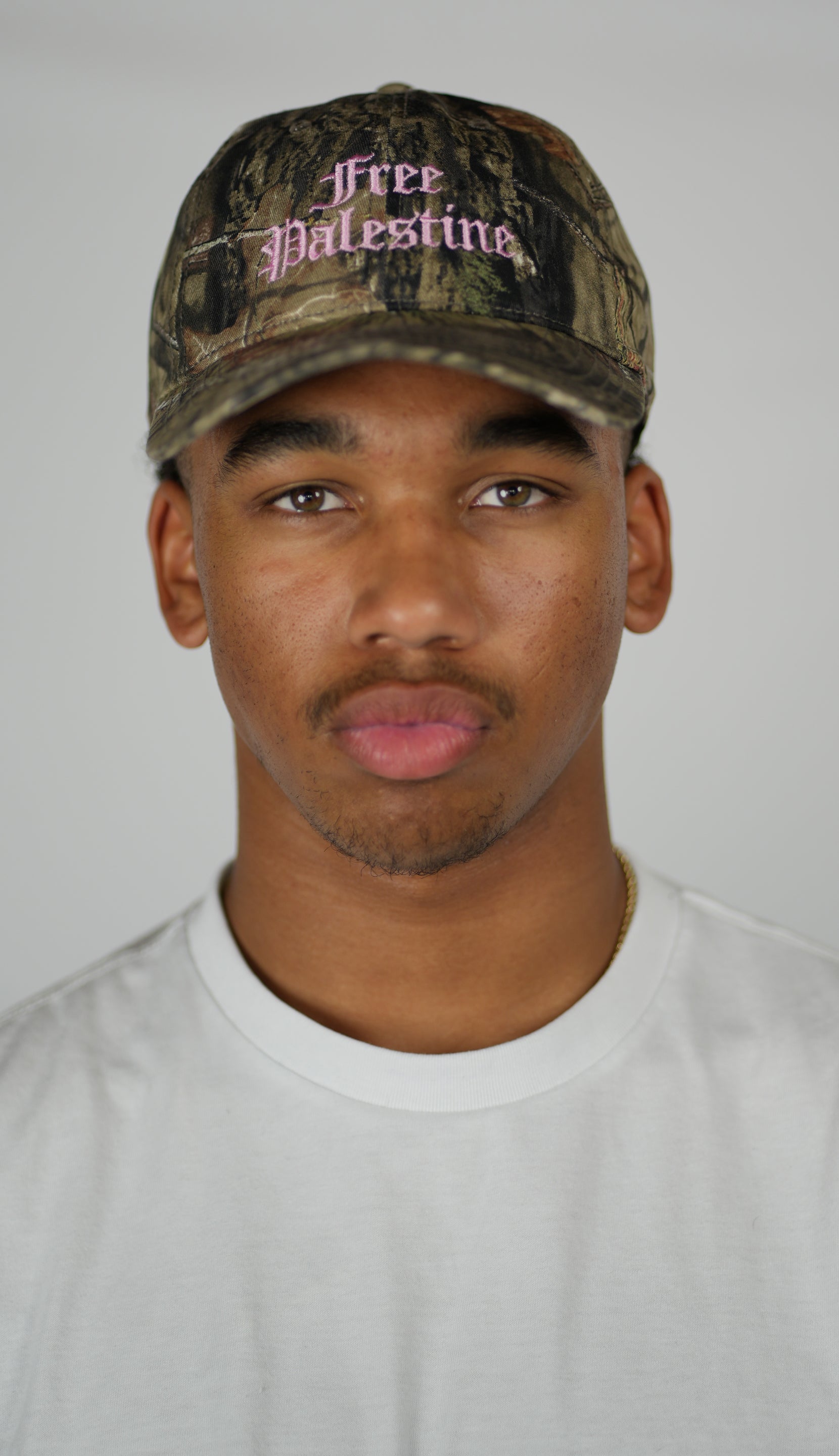 Camo with Pink Free Palestine Baseball Cap