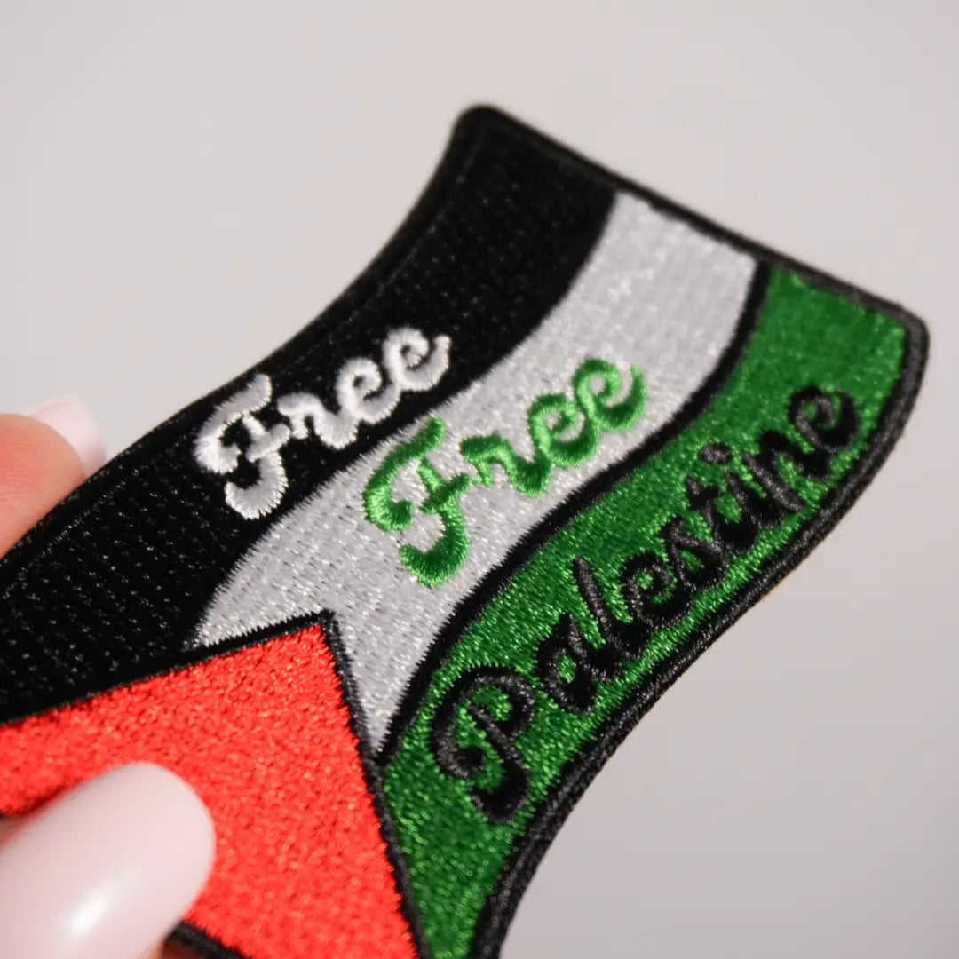 Palestinian Flag Patch – Palestine Iron-On Embroidered Patch
