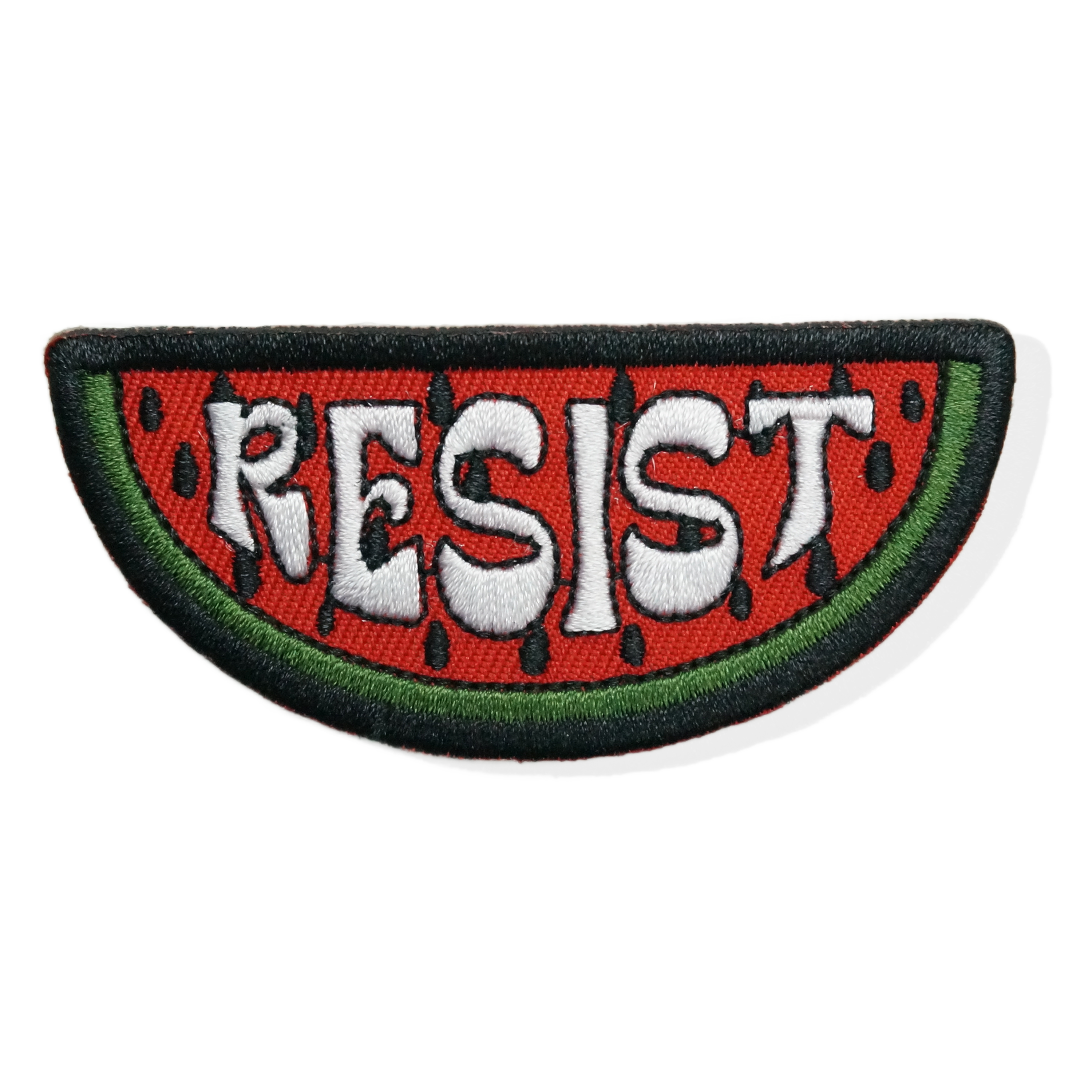 Resist Watermelon Patch – Palestinian Iron-On Embroidered Patch