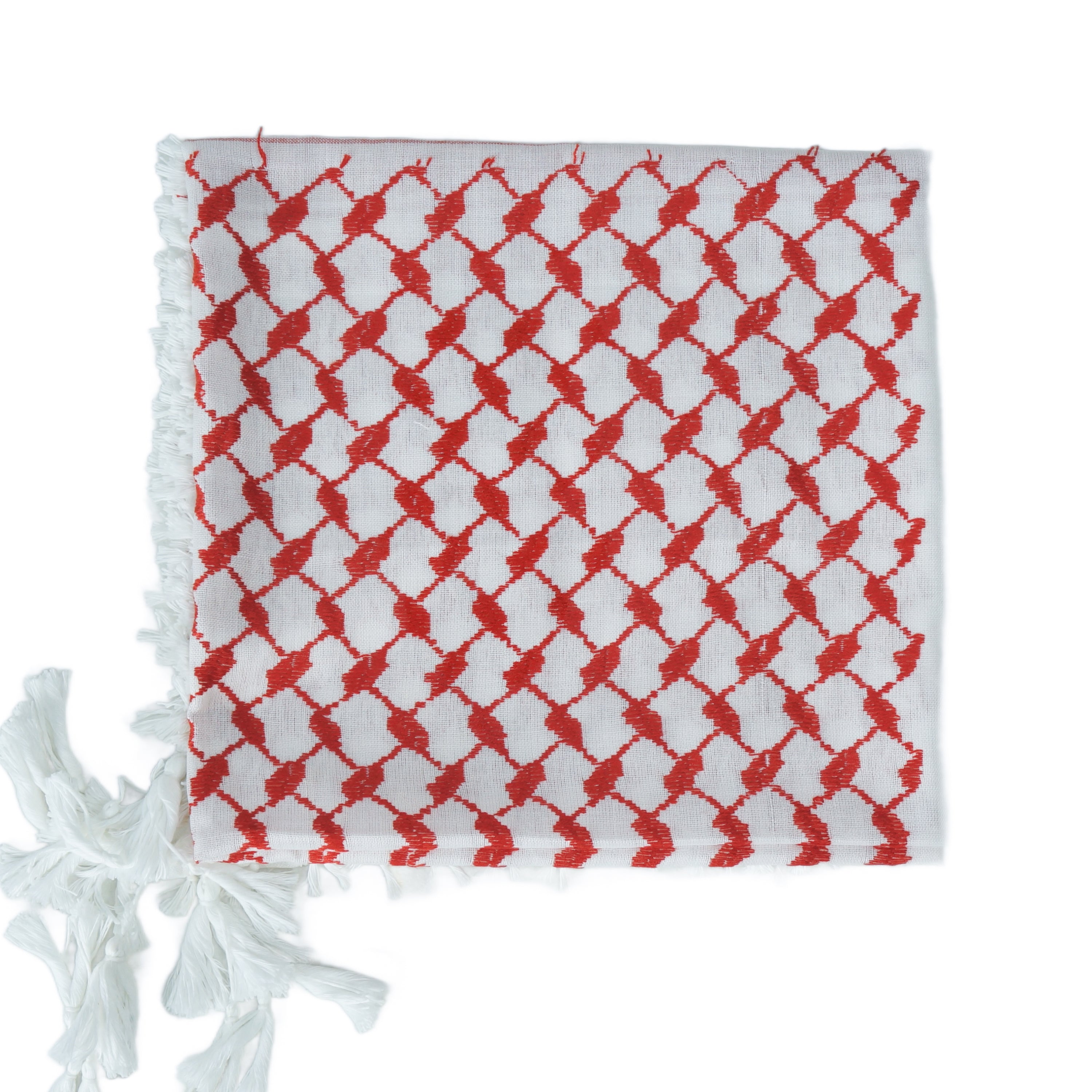 Red and White Kuffiyeh