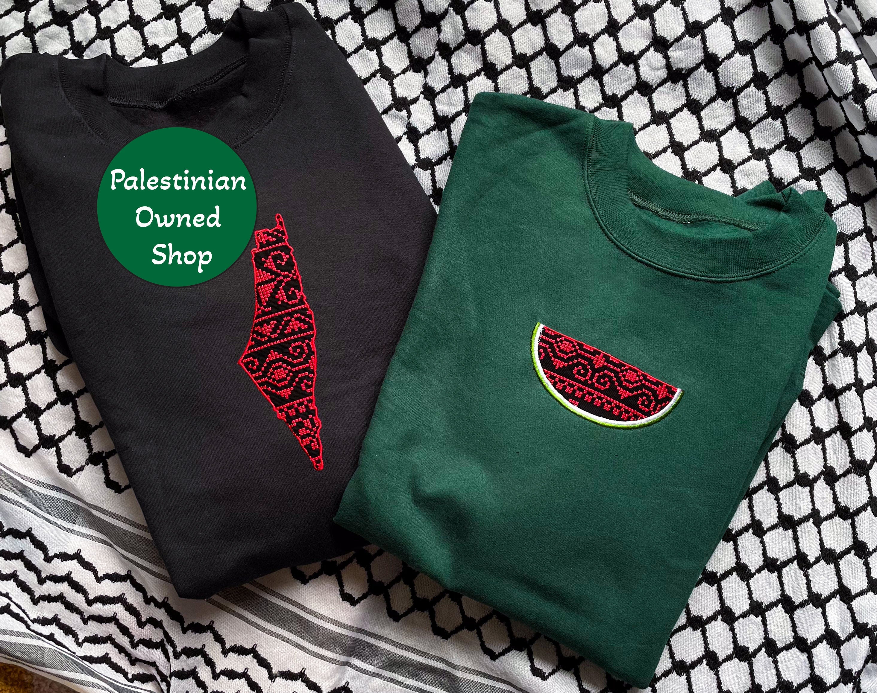 Palestinian-Owned Tatreez Sweater