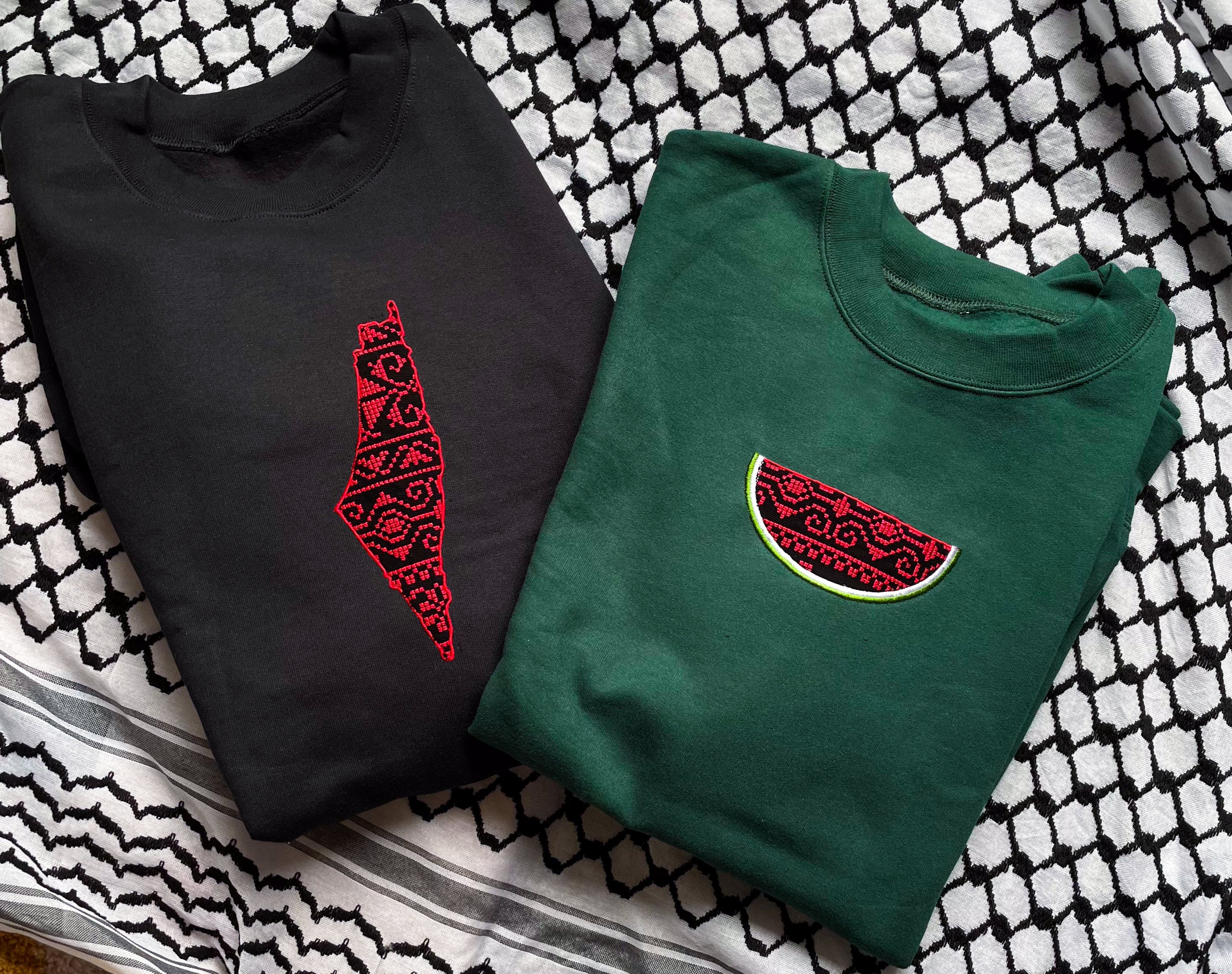 Palestinian-Owned Tatreez Sweater